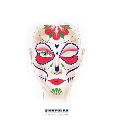 Kryolan Pintura Water Color 25ml - True Red | Washable Vegan Perfume-Free Paraben-Free Gluten-Free | Ideal for Kids Parties Carnival & Halloween - Buy Online on GoSupps.com