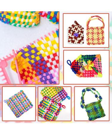 Windspeed 336 Pcs Loop Potholder Kit - 14 Colors Elastic Weaving Loom Loops for Kids DIY Crafts | Includes 2 Crochet Hooks - Buy Online on GoSupps.com