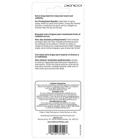 Denco Toenail Scissors - Precision Nail Care Tool for Smooth Cutting - Buy Online on GoSupps.com