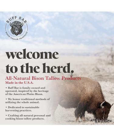 Big Crazy Buffalo BUFF BAR Pure Bison Tallow Balm Ponderosa Pine - Scents of Pine Cypress & Cedar - All Purpose Body Butter Hydrating Naturally Derived Replaces Lotion - For Dry Itchy Skin Ponderosa Pine 2 Ounce (Pa  - Buy Online on GoSupps.com
