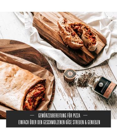 Ankerkraut Pizza Spice - Authentic Italian Flavor for Stone Oven Pizza Pasta & More | 45g in Corked Glass - Buy Online on GoSupps.com