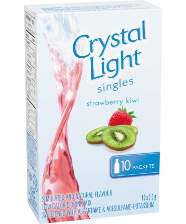 Crystal Light Strawberry Kiwi Singles 3g 1 count (Pack of 10) Strawberry Kiwi - Buy Online on GoSupps.com