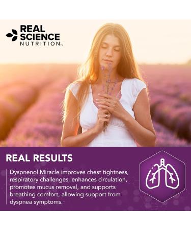 Real Science Nutrition Offers Dyspnenol Miracle - A Natural Supplement for Enhanced Lung Health, and Respiratory Support - Buy Online on GoSupps.com