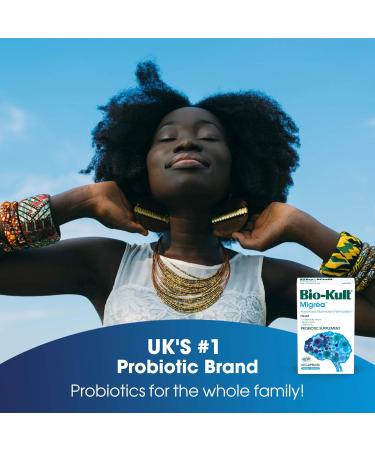 Bio-Kult Migr Advanced MultiStrain Probiotics with Magnesium Citrate & Vitamin B6 - 60 Count - Buy Online on GoSupps.com