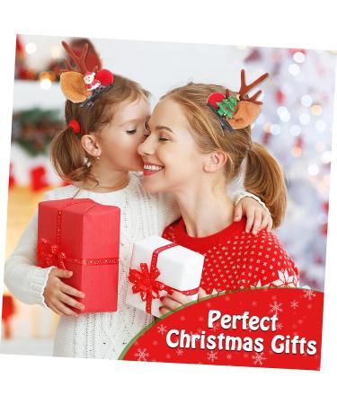 FRCOLOR 6 Pairs Christmas Hair Clips Animal Horns Hair Clip Reindeer Ear Hair Clips Santa Hair Clip Mini Mushroom Kid Hair Accessories Antler Ear Hairpins Child Pine Cones Antlers Abs - Buy Online on GoSupps.com