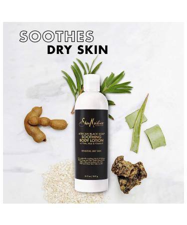 SheaMoisture African Black Soap Body Lotion with Shea Butter 13 oz - Buy Online on GoSupps.com