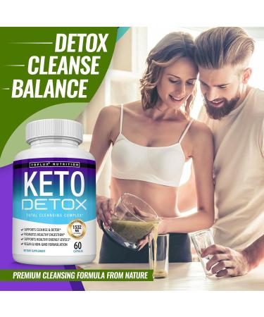 Toplux Keto Detox Pills Advanced Cleansing Extract 1532 Mg Natural Acai Colon Cleanser Formula Flush Toxins & Excess Waste for Men Women 60 Capsules Supplement 60 Count (Pack of 2) - Buy Online on GoSupps.com
