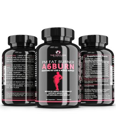 A6BURN Night Time Fat Burner Sleep Aid for Weight Loss - Metabolism Booster, Appetite Suppressant, Post-Workout Muscle Recovery & Immune Support - Buy Online on GoSupps.com
