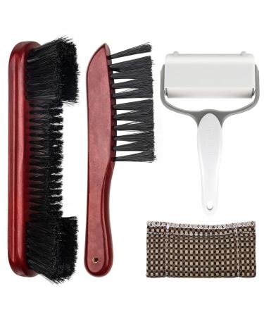 Adhafera Pool Table Brush Set with 3 or 4 Tools, Brushes Made of Pure Solid Wood and Nylon Bristle, Pool Table Accessories for Pool Table Upgrade Setburgundy - Buy Online on GoSupps.com