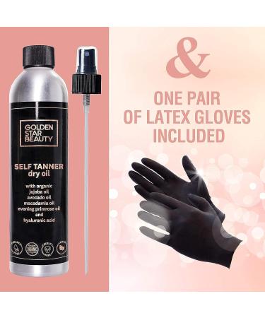 Self Tanner Serum & Dry Oil with Hyaluronic Acid and Organic Oils - Best Sellers for Golden Glow - Buy Online on GoSupps.com