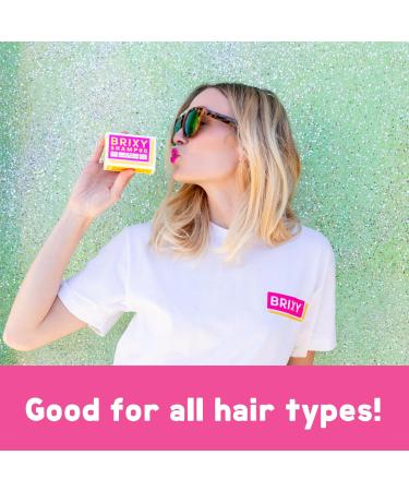 BRIXY Balancing Shampoo & Conditioner Bar Set | Moisturizing Body Wash Bar | Controls Oil Hydrates All Hair Types | pH Balanced Color Safe Vegan Citrus - Buy Online on GoSupps.com