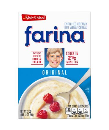 Malt-O-Meal Farina c r ales originales Farina pour petit-d jeuner cuisson rapide 80 oz - 1 pi ce 28 g (Lot de 1)