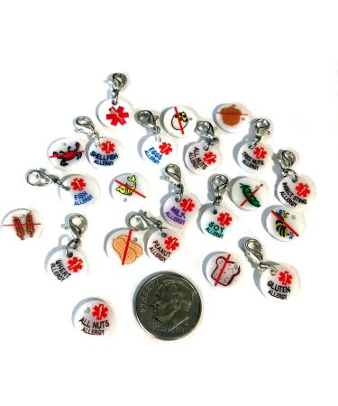Medical ID Mini Charms - Food Allergies & Asthma | Shop Now - Buy Online on GoSupps.com