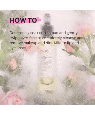 Cocoon Rose Micellar Water | Organic Hydrating Makeup Remover for Dry & Normal Skin (16.91 fl oz) - International Shipping Available - Buy Online on GoSupps.com