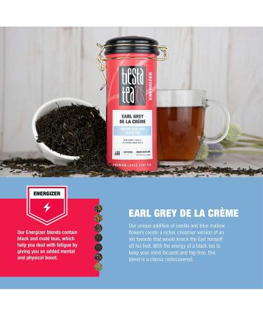 Tiesta Tea Early Grey De La Creme - Premium Loose Leaf Tea 4oz | Savory & Aromatic - Buy Online on GoSupps.com
