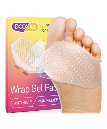 DOOXAS 360 HQ Gel Metatarsal Pads   Foot Pads Will Effective Protect and Relieve Foot Pain   Ball Foot Cushion  Metatarsal Pads Women - Foot Pad for Heels & Shoes  Metatarsal Pads  Ball of Foot Pads
