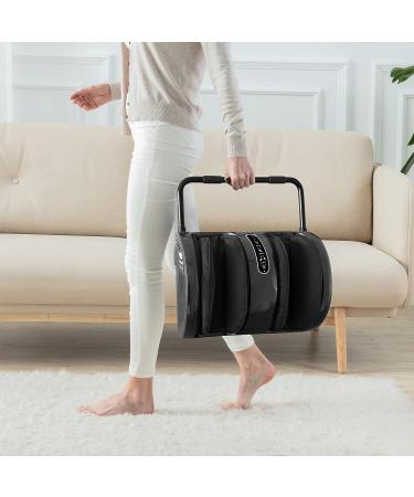 Snailax Shiatsu Foot Massager with Heat | Electric Leg & Calf Massage Device for Pain Relief | Perfect Gift for Men Fathers & Women - Black - Buy Online on GoSupps.com