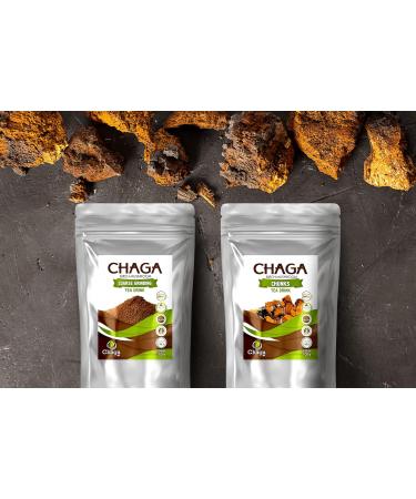 CedarWorld Chaga Natural Tea Lump sum tea 200g - Buy Online on GoSupps.com