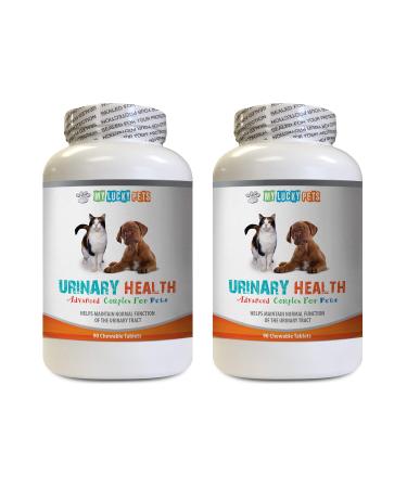 cat Urinary Tract Health - Pets Urinary Health Complex - for Dogs and Cats - Advanced Bladder Support - Cranberry Pills for Cats - 2 Bottles (180 Treats)