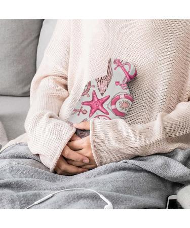 Starfish Compass Hot Water Bottle with Plush Cover - Cozy Bed Warmer for Adults & Kids | 26.5x15.3cm - Buy Online on GoSupps.com