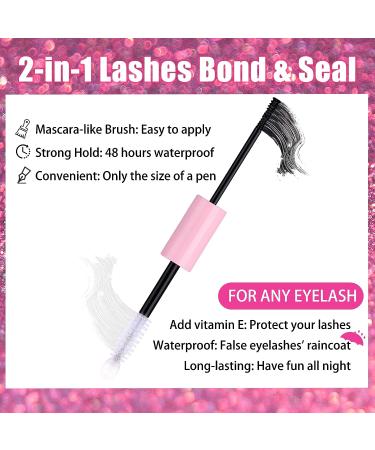 5ml Eyelashes Glue for Individual and Cluster DIY False Eyelash Extension - Strong Hold, Waterproof, Long Lasting Adhesive for Sensitive Eyes - Buy Online on GoSupps.com