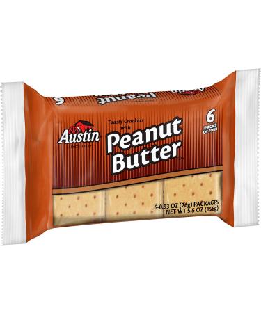 Austin Toasty Cracker with Peanut Butter, 0.91 Ounce -- 144 per case.