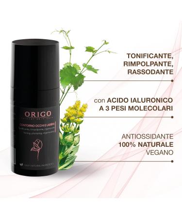 Origo Skincare Eye and Lip Contour Regenerating and Anti-Aging Action with Monastrell Extract and Hyaluronic Acid Reduces Dark Circles and Puffiness 30 ml - Buy Online on GoSupps.com