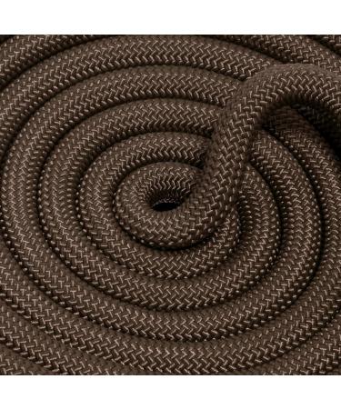Allesoo 5m Dark Brown Polypropylene Multifilament Dog Leash & Collar - Durable 10mm Tail Rope | International Shipping - Buy Online on GoSupps.com