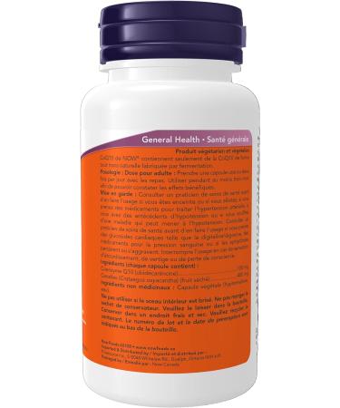 Now Foods CoQ10 100mg w/Hawthorn 90vcap - Buy Online on GoSupps.com