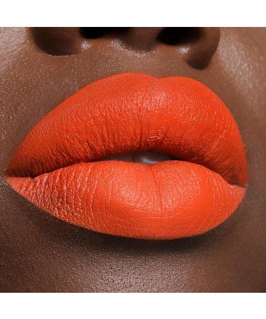  Neve Cosmetics Sugar Matte Cannolo Snow Cosmetics Lipstick Bright Orange with Intense Coral Undertone - Buy Online on GoSupps.com