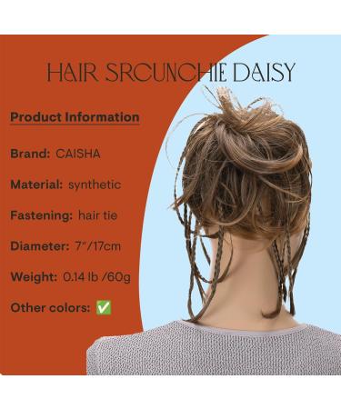Buy CAISHA XXL Hair Part Tie - Daisy Dutt Updos Braided Wavy Synthetic Fiber Heat-Resistant 17cm Brown Mix #4T30 | International Shipping - Buy Online on GoSupps.com
