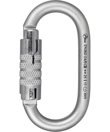 ALIENS Total Oval Steel Carabiner Silver TriLock | Durable & Secure Climbing Gear | International Shipping Available - Buy Online on GoSupps.com