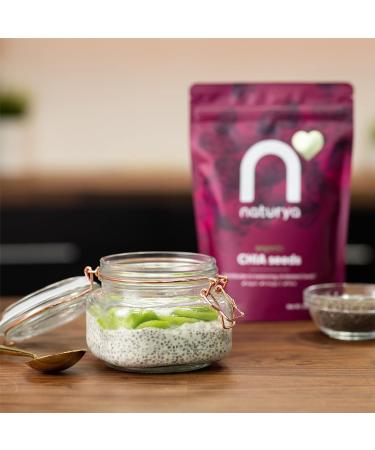 Naturya Organic Raw Chia Seeds 300g - Superfood Rich in Omega-3 & Fiber - Buy Online on GoSupps.com