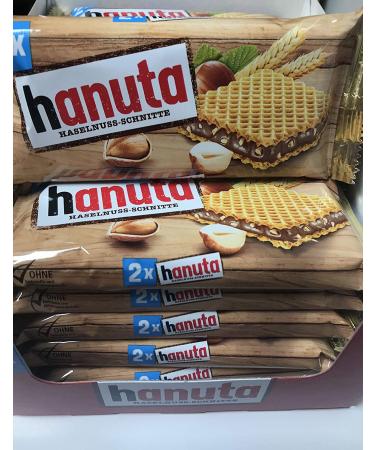 Ferrero Hanuta Wafers with Hazelnut Cream 36pcs - 18 Packs of 2pcs | Delicious Hazelnut Wafers | Buy Now - Buy Online on GoSupps.com