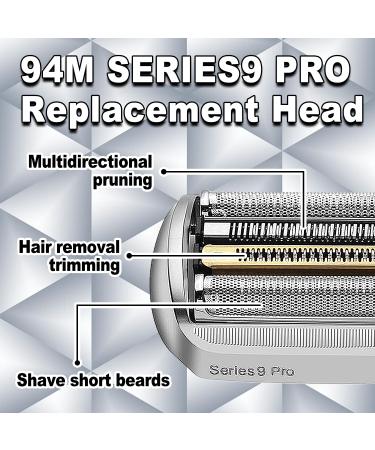Buy Series 9 Pro 94M Electric Shaver Head - Compatible with Braun 9290cc 9291cc 9370cc & More - Premium Replacement Accessories - Buy Online on GoSupps.com