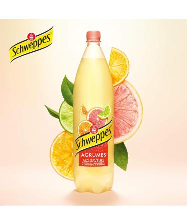 Schweppes Citrus 1L - No coloring no artificial flavoring - Buy Online on GoSupps.com