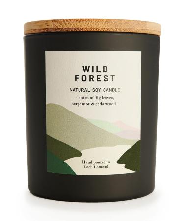 Wild Forest - Organic & Vegan Luxury Scented Candles. Hand Poured in Loch Lomond Scotland (+7 Scent Options)
