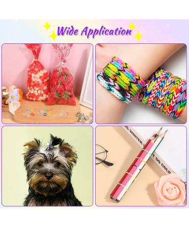 Colorful Hair Rubber Bands Set (2240Pcs) with Hair Tie Cutter - 28 Colors Elastic Ties for Kids & Toddlers - Hair Accessories Kit - Buy Online on GoSupps.com