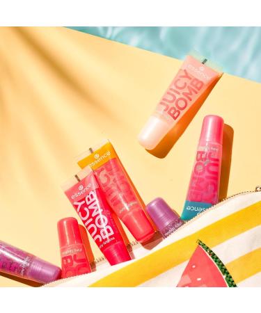 Essence Juicy Bomb Shiny Lip Gloss No. 101 - Transparent Radiant & Vegan | 10ml Shimmering Lip Gloss - Alcohol & Paraben Free - Buy Online on GoSupps.com