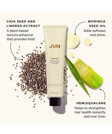 JVN Air Dry Cream - No Heat Styling Cream for All Hair Types - 1 Fl Oz Travel Size - Buy Online on GoSupps.com
