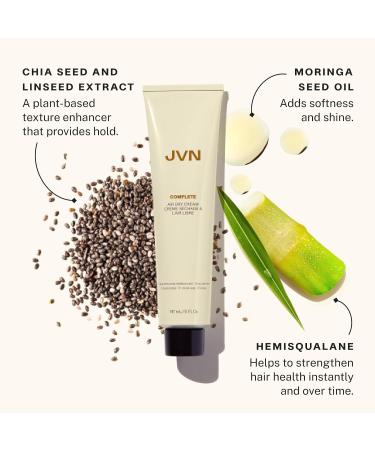Shop JVN Trusted Trio Essentials Set - Mini Air Dry Cream Pre-Wash Scalp Treatment Oil & Heat Protectant Leave-In Serum - Travel Size for Ultimate Hair Care - Buy Online on GoSupps.com