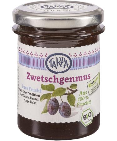 Tarpa Organic Plum Jam Pure 100% (6 x 220 gr) 220 g (pack of 6)