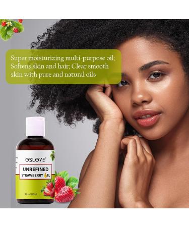 Buy Unrefined Strawberry Seed Oil 4 OZ - OSLOVE | Natural Skincare Oil for Radiant Skin - International Shipping Available - Buy Online on GoSupps.com