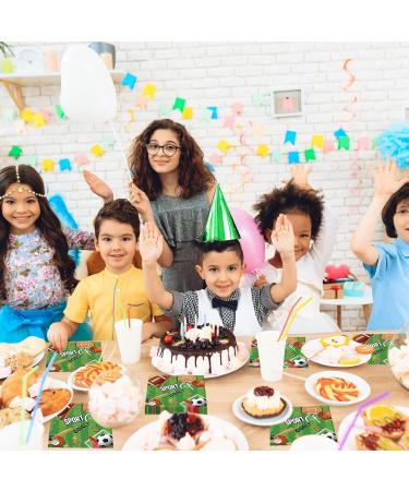 40-Piece Football Napkins for Children's Birthday Parties | Disposable American Football Party Supplies for Boys & Girls - Buy Online on GoSupps.com