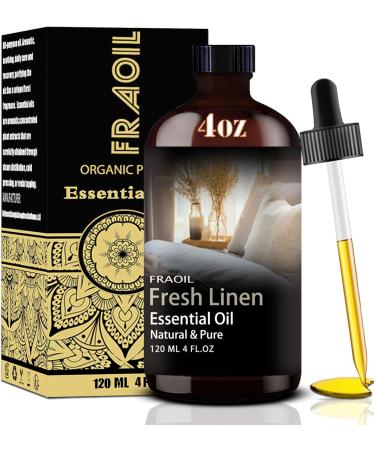Apple Essential Oil and Fresh Linen Essential Oil 4 Fl Oz 120ML for Diffuser Humidifier Yoga Cleaning DIY Candle Soap Making Perfume Gift for Women Essential Oils - Buy Online on GoSupps.com