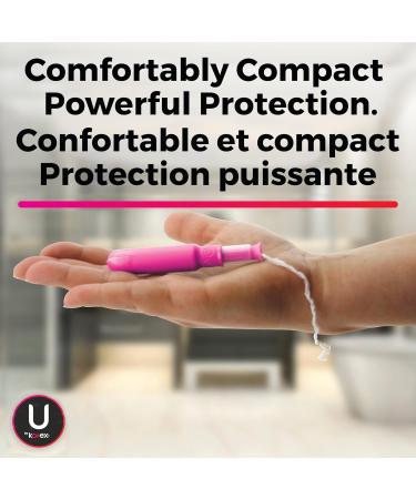 U by Kotex Click Compact Multipack Tampons Regular/Super/Super Plus Absorbency Unscented 30 Count - Buy Online on GoSupps.com