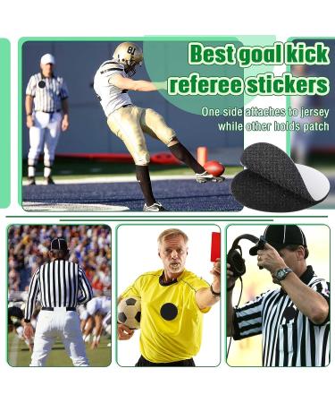 12 Pairs Referee Patch Hook and Loop Dots 3 Inch Self Sticky Circle Hook and Loop Round Adhesive Loop Tape Double Sided Hook and Loop Fasteners for Home Office School Wall Decor Tool Hanging - Buy Online on GoSupps.com