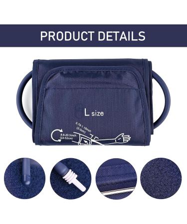 Extra Large Blood Pressure Cuff (22-48cm) - Portable Measuring Device for Adults & Seniors - Buy Online on GoSupps.com