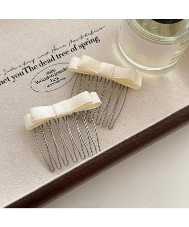 Cute Bowknot Hair Pin Korean Hair Comb Clip Sweet Ballet Bows Clip Side Pin Nonslip Barrettes For Women Hair Kids Hair Pin - Buy Online on GoSupps.com