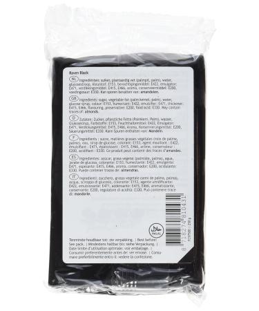 Buy FunCakes Fondant - Raven Black 250g | Premium Baking Supplies for International Shipping - Buy Online on GoSupps.com